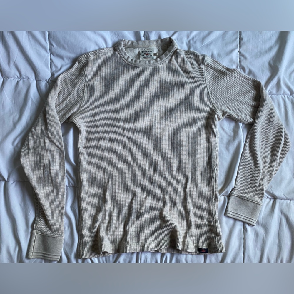 Faherty Off-White Thermal Knitwear